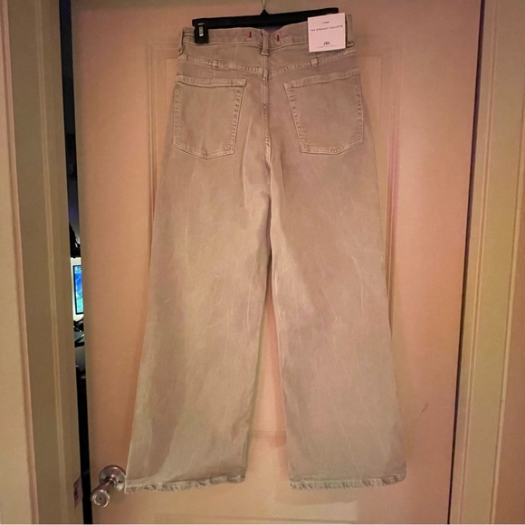 Zara ZW Collection High Rise Culotte Jeans - Picture 5 of 8